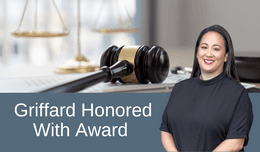 Female lawyer honored with award