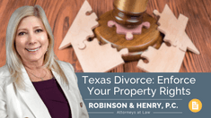 You may need an enforcement order if there are questions about the property division entered into your divorce decree.