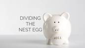 A piggy bank with a 401K nest egg. 
