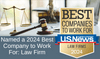 Picture of the logo for Best Companies to Work For by U.S. News and World Report